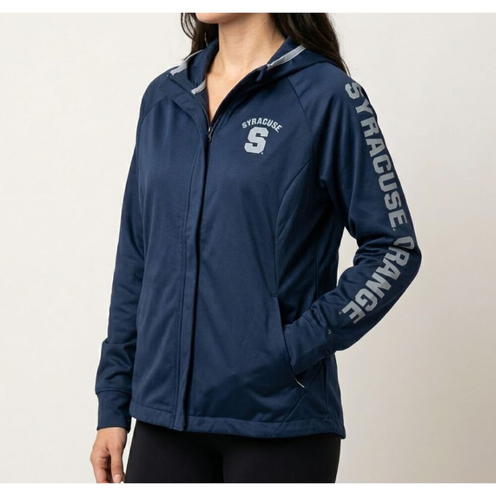 Syracuse Orange Jacket Women XL GIII Sports Carl Banks Softshell Hood Full Zip